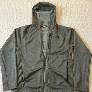 The Northface men’s jacket size L fleece lined gray